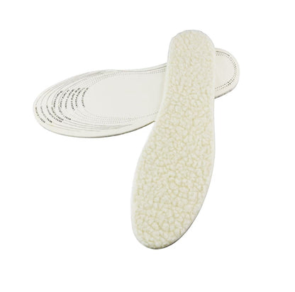 1 Pair Unisex Comfortable Soft Wool Warm Fur Insoles Pads Feet Inserts