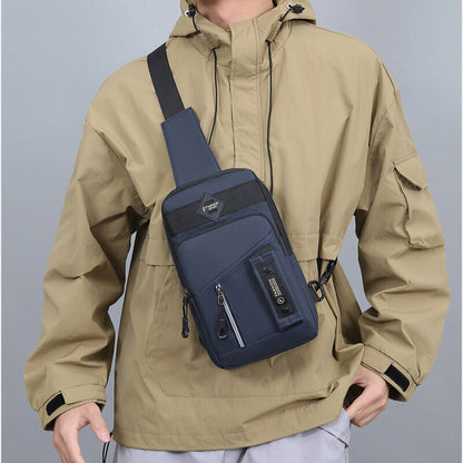 Men's Small Chest Bag Pack Sport Shoulder Sling Cross Body Bag Outdoor Travel