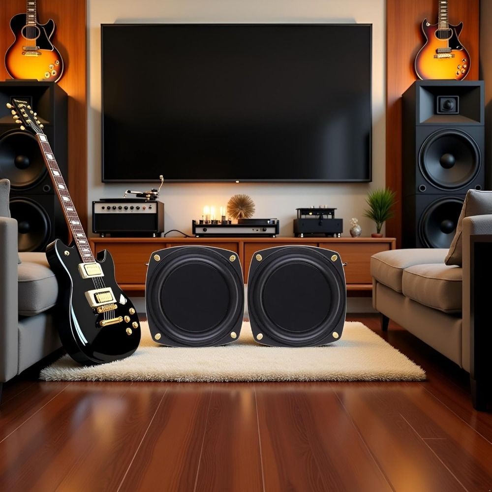 Universal Woofer Radiator Black Bass Passive Speaker