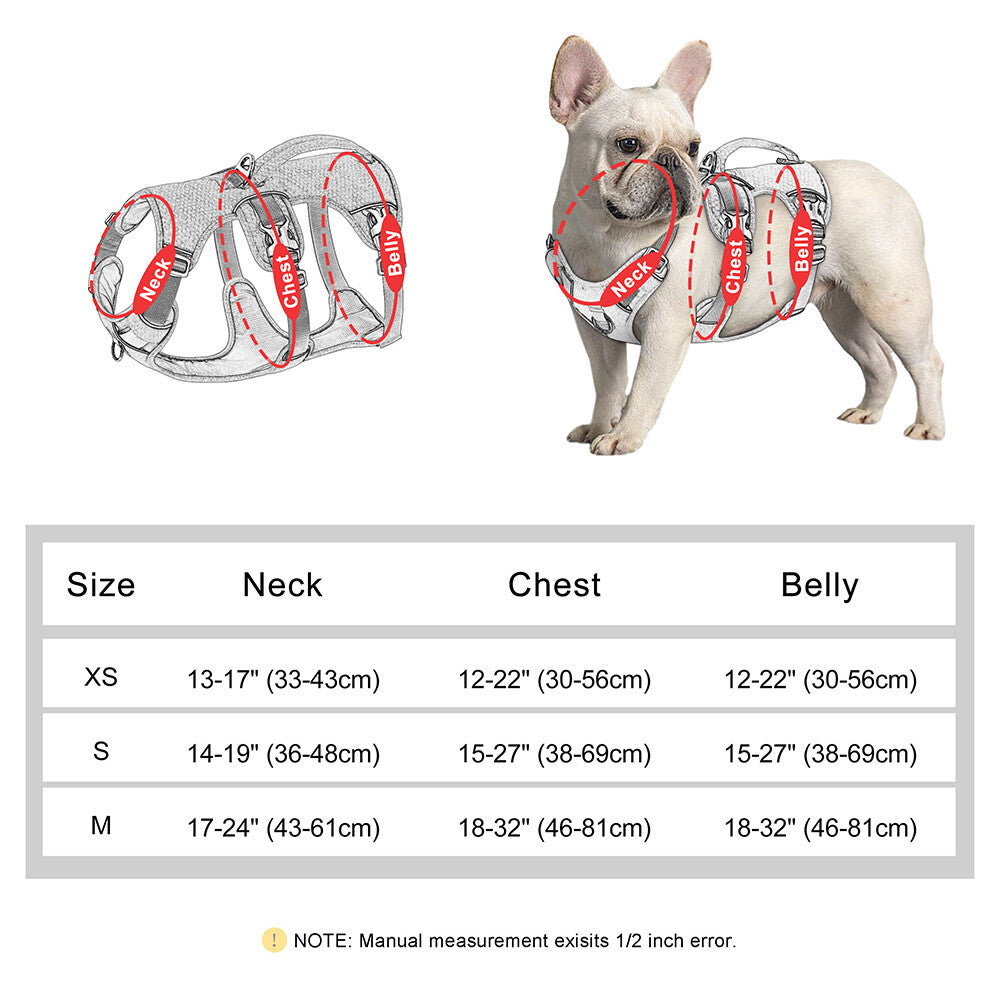 Escape proof No Pull Dog Harness Reflective Training Pet Vest with Handle Adjust