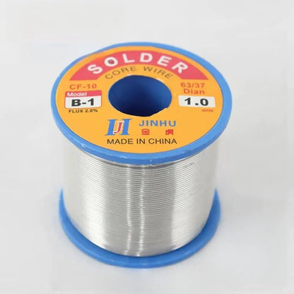 60/40 Tin lead Solder Wire Rosin Core Soldering Kit Tool 2% Flux Reel 0.5mm-2mm