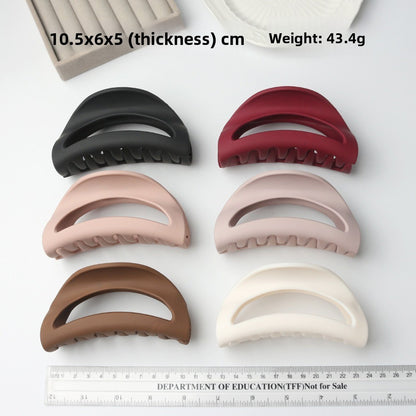Soft Silicone Hair Clip Matte Hair Barrettes Safe Hair Claw  Hair Accessories