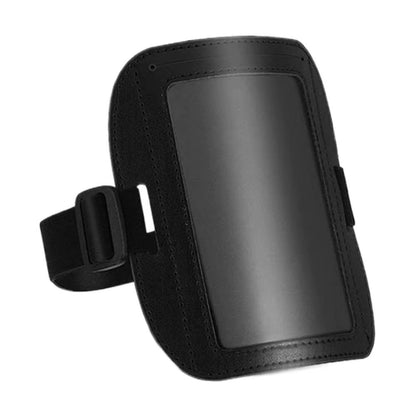 PU Leather Arm ID Document Badge Holder Adjustable Waterproof Name Card Sleeve A