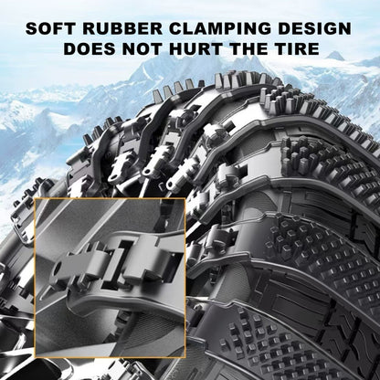 8Pcs Anti-skid Snow Mud Winter Wheel Tires Cable Chains For Car Universal Tyre