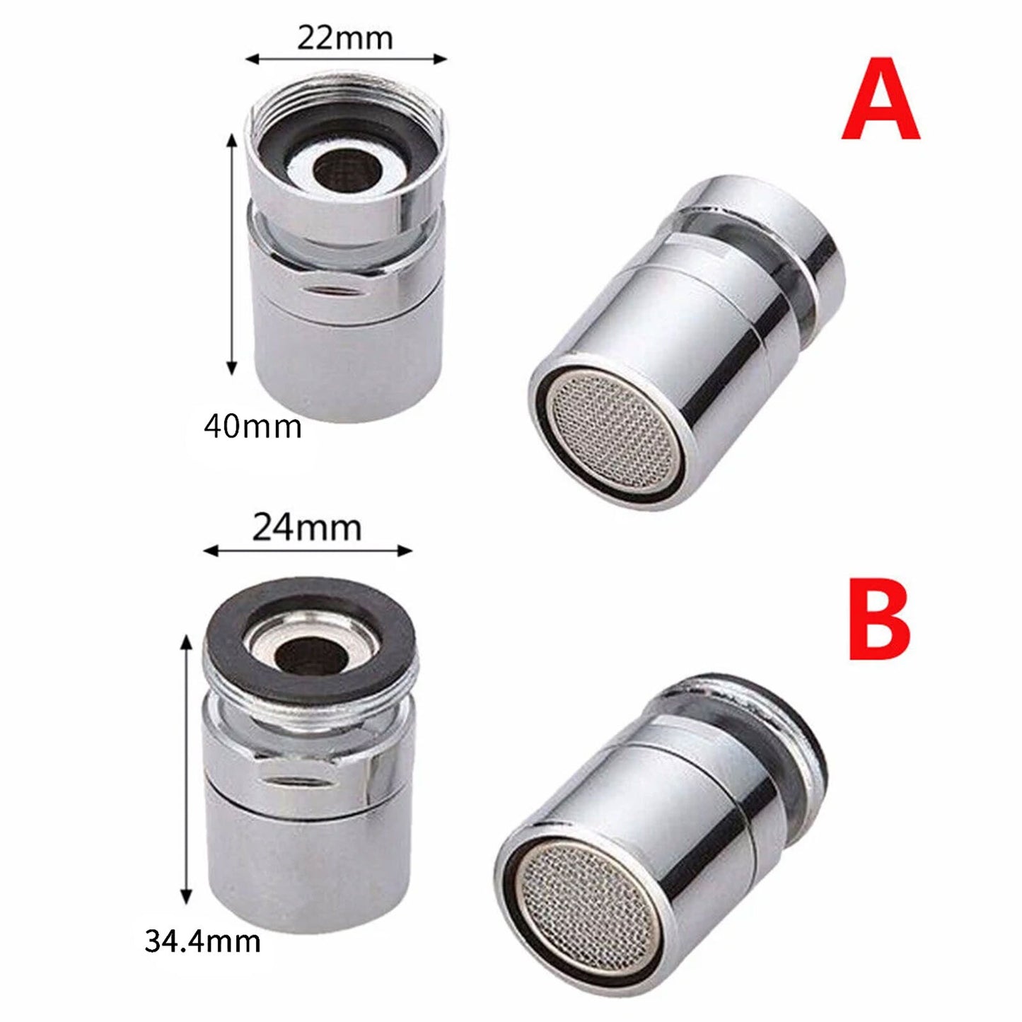 Kitchen Faucet Aerator Sink Tap Head Rotatable Filter Nozzle 360° Swivel Copper