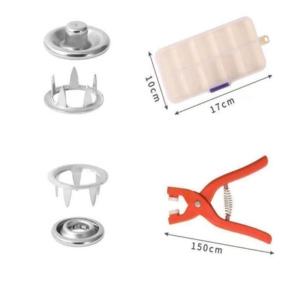 Tool Press Studs Snap Fasteners Metal Sewing Metal Buttons Snaps Pliers Set