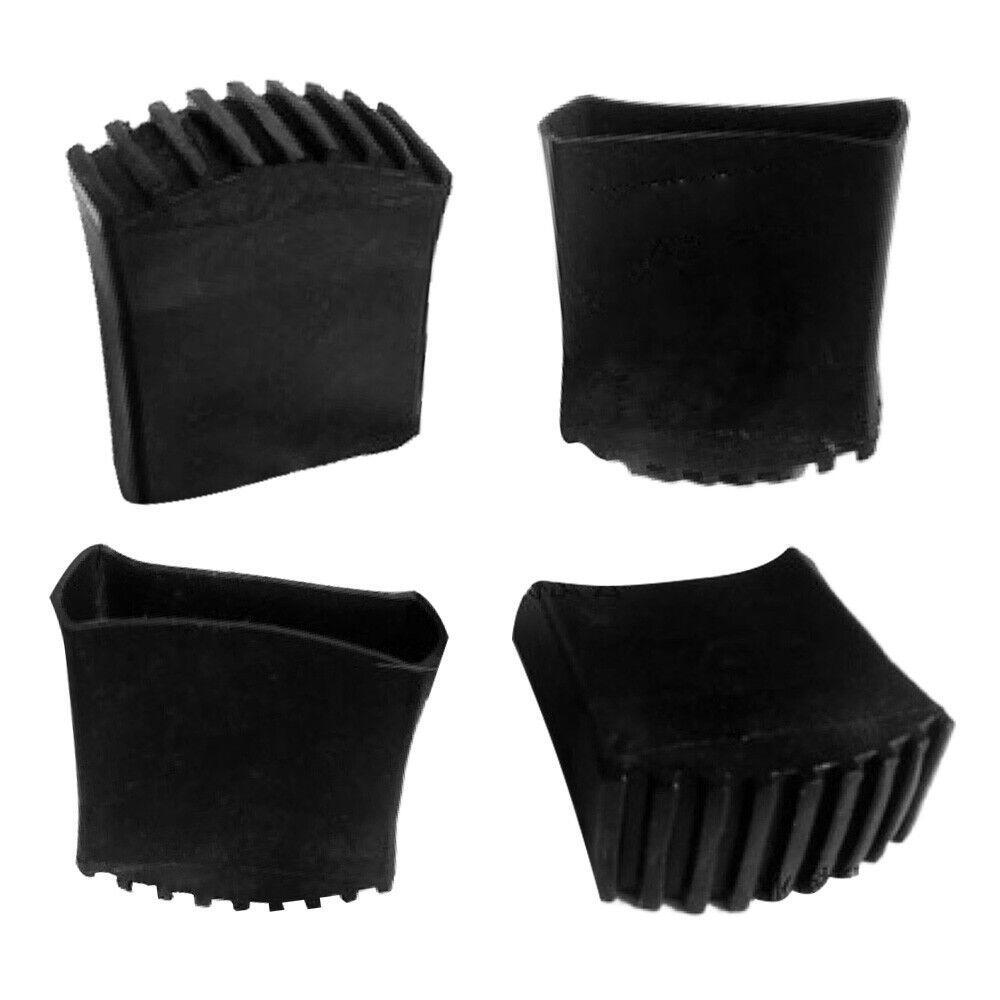 4Pcs Rubber Non Slip Ladder Feet Mat Cushion Replacement for Aluminum Ladder New