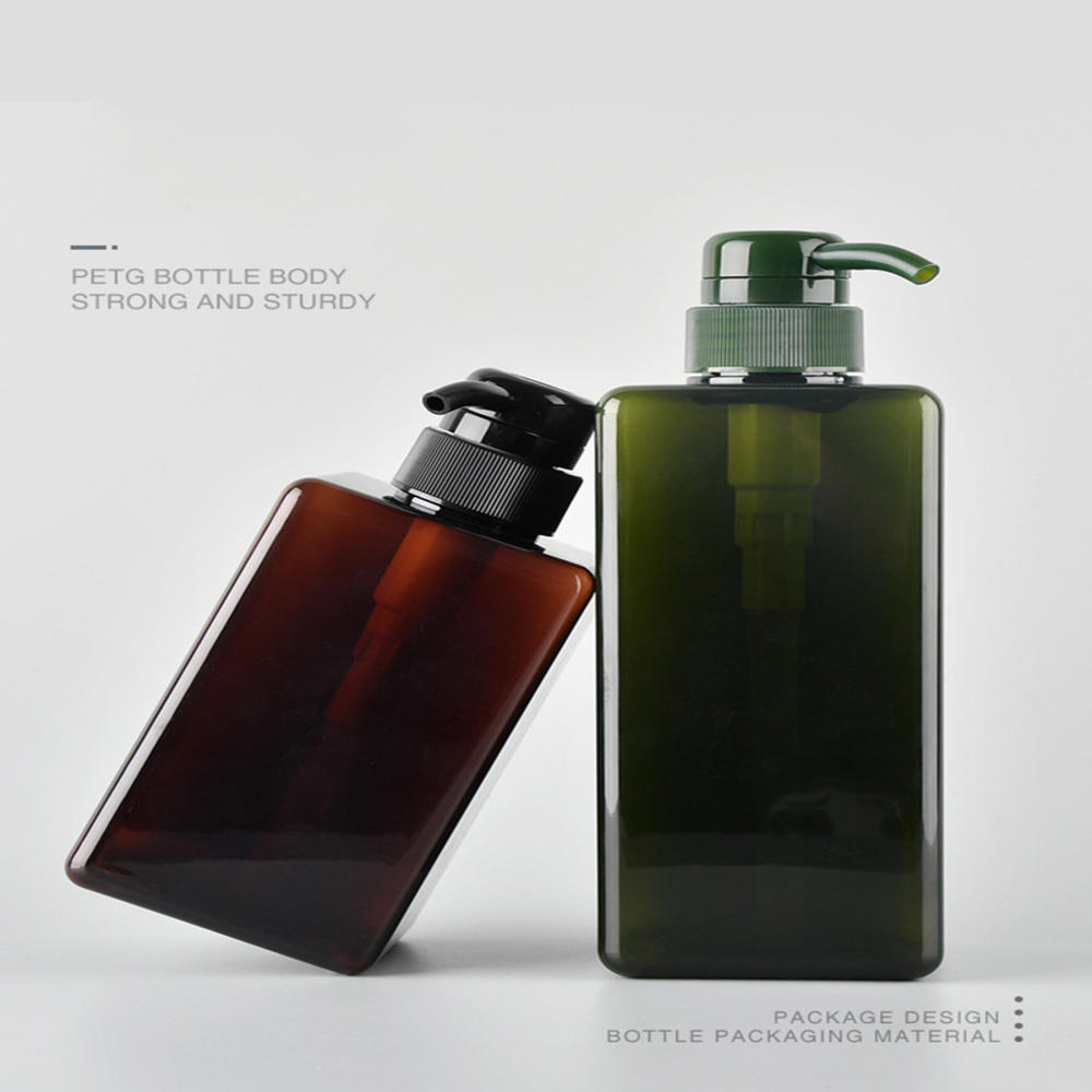 100-650ml Square Plastic Liquid Shampoo Soap Dispenser Hand Wash Pump Bottle AU
