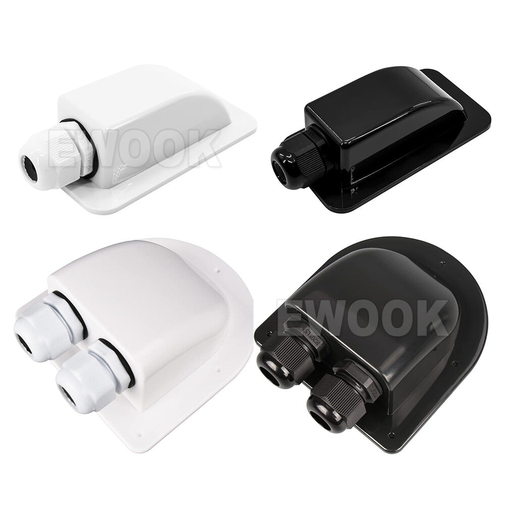 Caravan Solar Car Junction Box Camper Roof Wire Cable Entry Gland Box Waterproof
