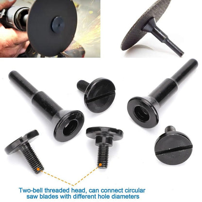 Mounting Mandrel 1/4'' Arbor Hole For Metal Cut Off Wheel Disc Die Grinder Tools