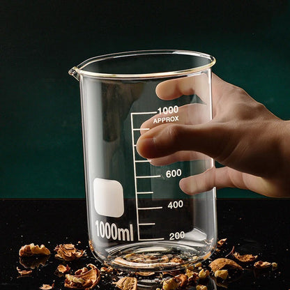 50-1000ML Borosilicate Glass Measuring Cup Graduated Cup Multifunctional Beaker