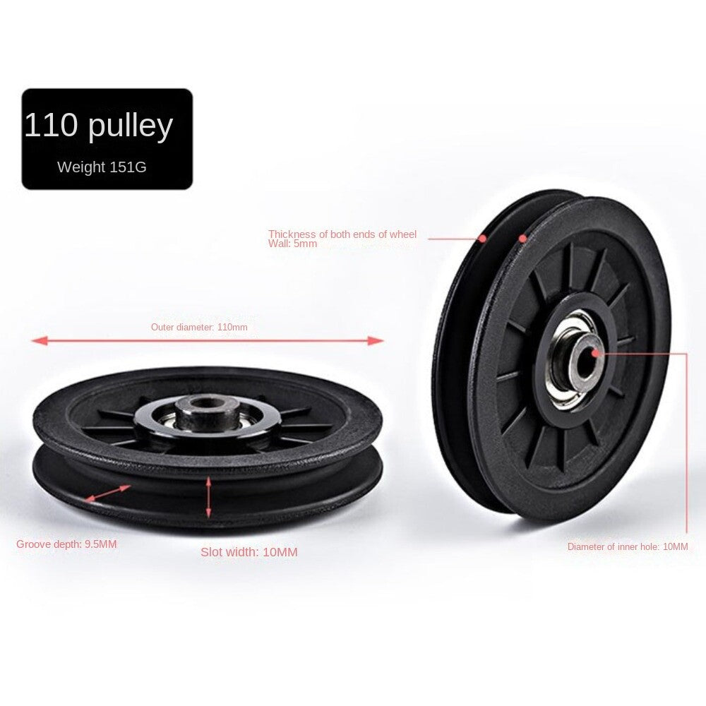 Fitness Equipment Parts Pulley Wheel Cable Machine Part Nylon Bearing