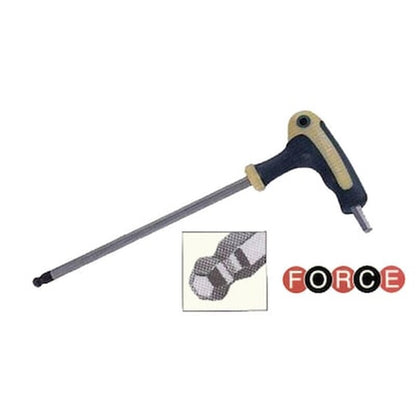 Force/Selta 765.. Long L-Shape Metric & Imperial SAE Hex Key Ball Point Softgrip