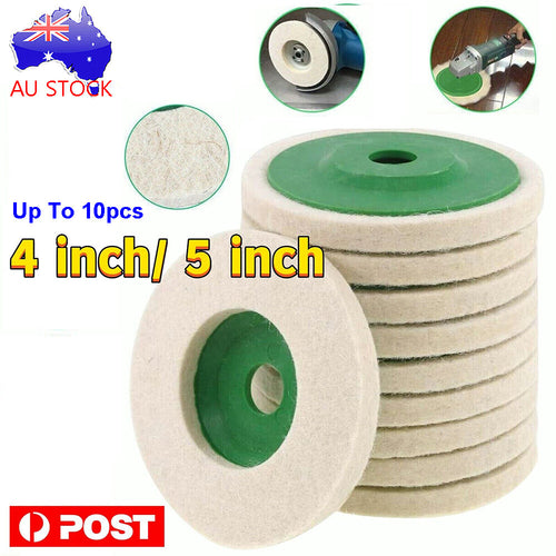 125MM Round Wool Buffing Pad Polishing Wheel Felt Buffer Disc for Angle Grinder