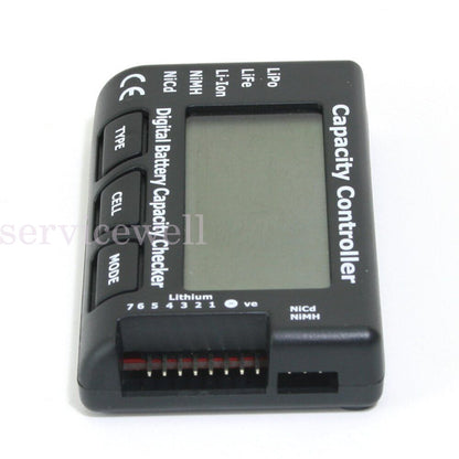 RC CellMeter 7 Digital Battery Capacity Checker Tester For LiPo LiFe Li-ion NiMH