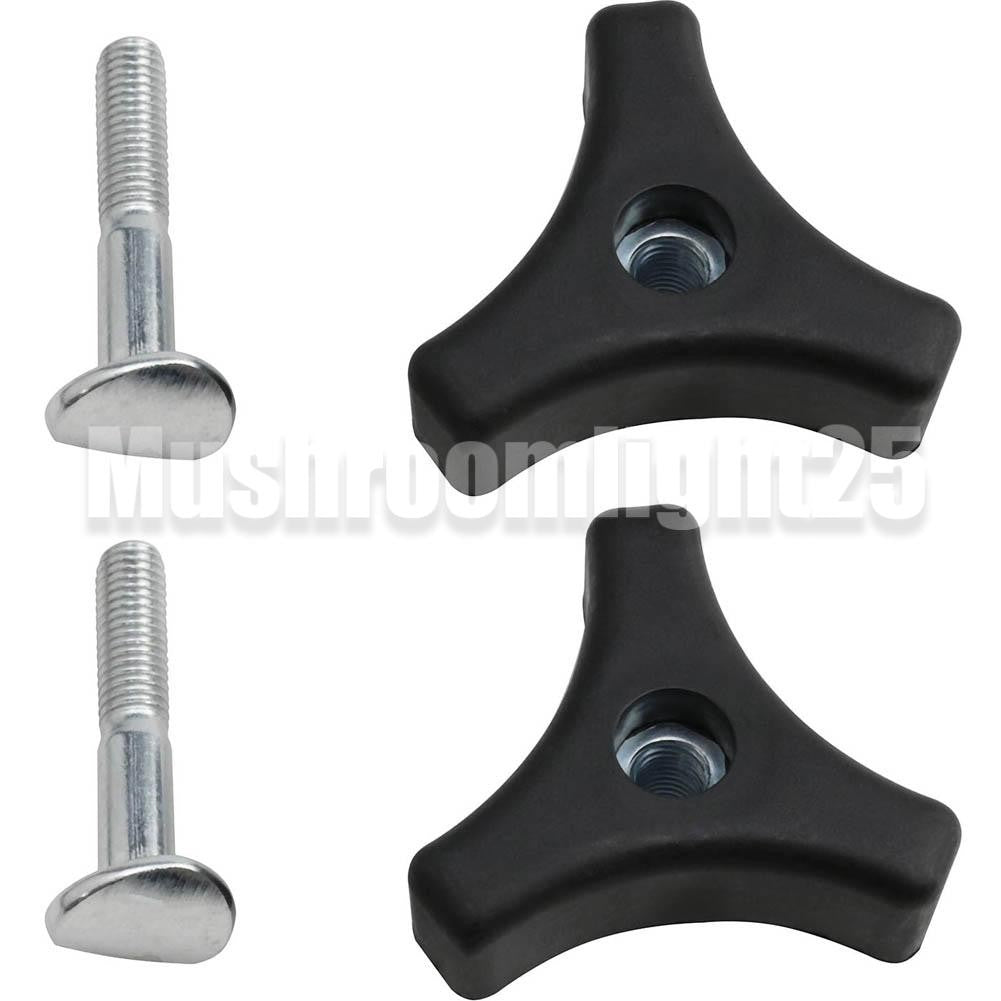 5X Screw Bolt Triangle Handle Knob Nut Parts Replace For Honda Lawn Mower