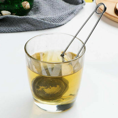 2pcs Herbs Loose Strainer Tea Mesh Ball Infuser Leaf Stainless Reusable