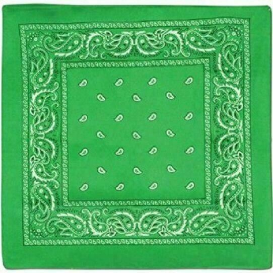 Paisley Bandanas Cowboy Bandana Head Scarf Double Sided Headwear wrap scarf tie