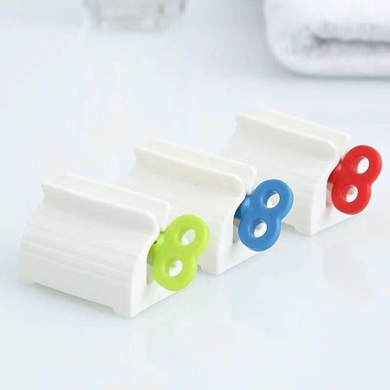 3x Toothpaste Squeezer Bathroom Tube Easy Stand Dispenser Rolling Holder Seat AU
