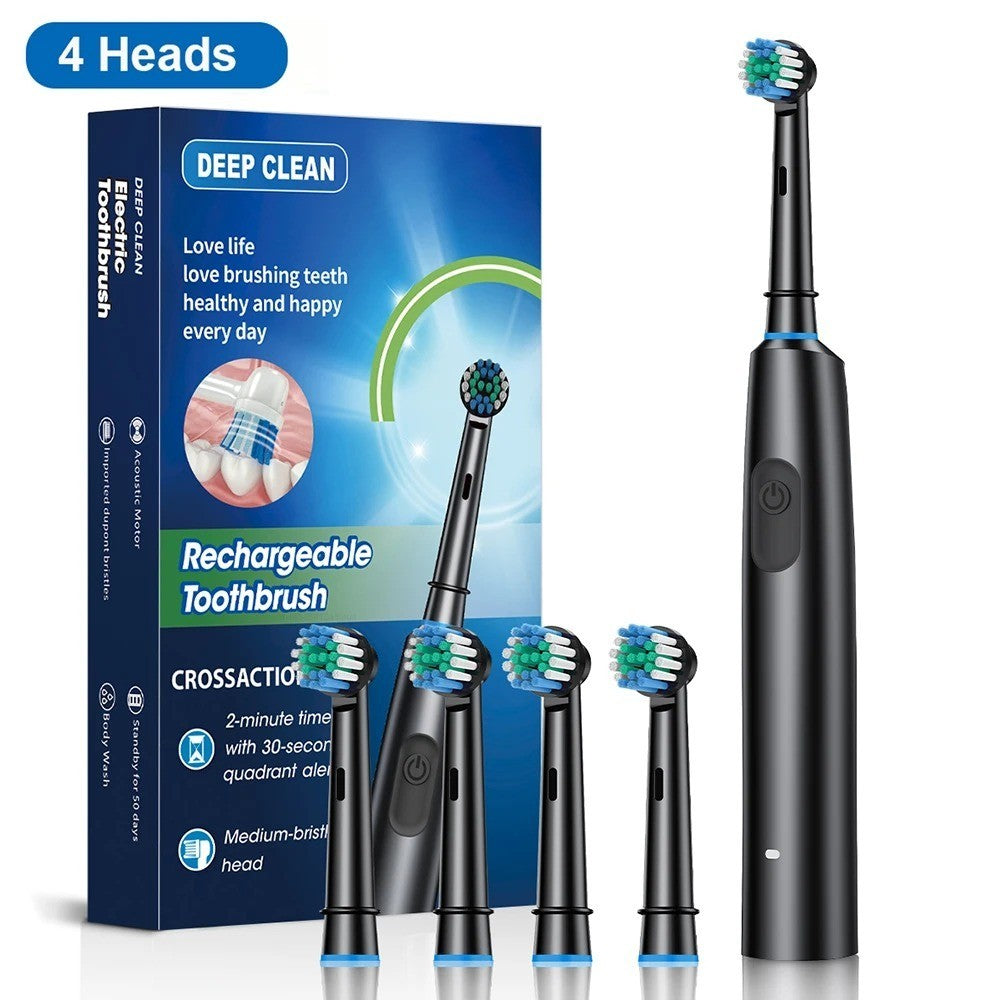 Deep Vitality Precision Clean Rechargeable Electric Toothbrush Timer Travel AU