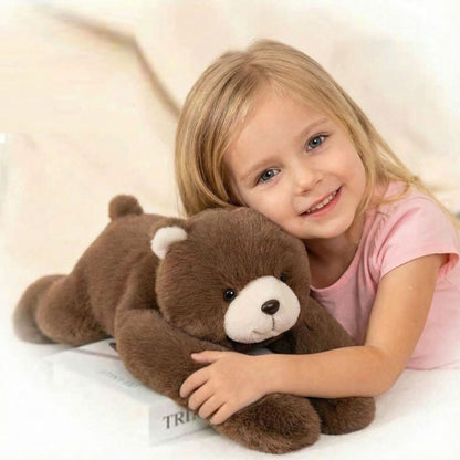 Weighted Long Arm Stuffed Animal Fluffy Toy Bear Raccoon Pillow Holiday Gifts