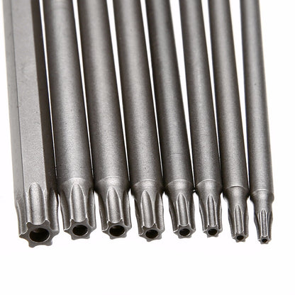 150mm Long S2 Magnetic Torx Screw Driver Security Tamper Proof Individual T8-40H