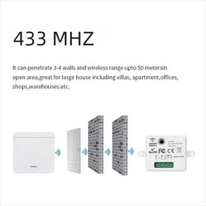 1/2/3 Gang Wireless Remote Control Switch LED Light Switch  Home Automation