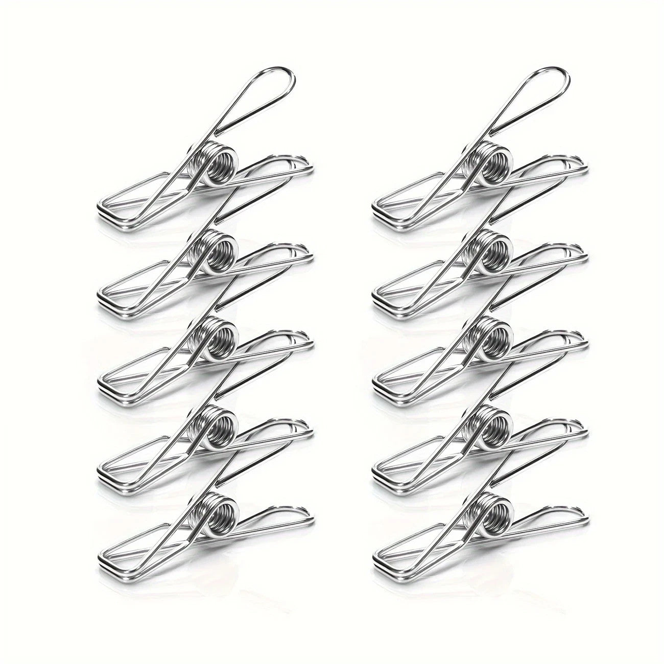 Stainless Steel Clothes Pegs Hanging Clips Laundry Windproof Metal Clamps