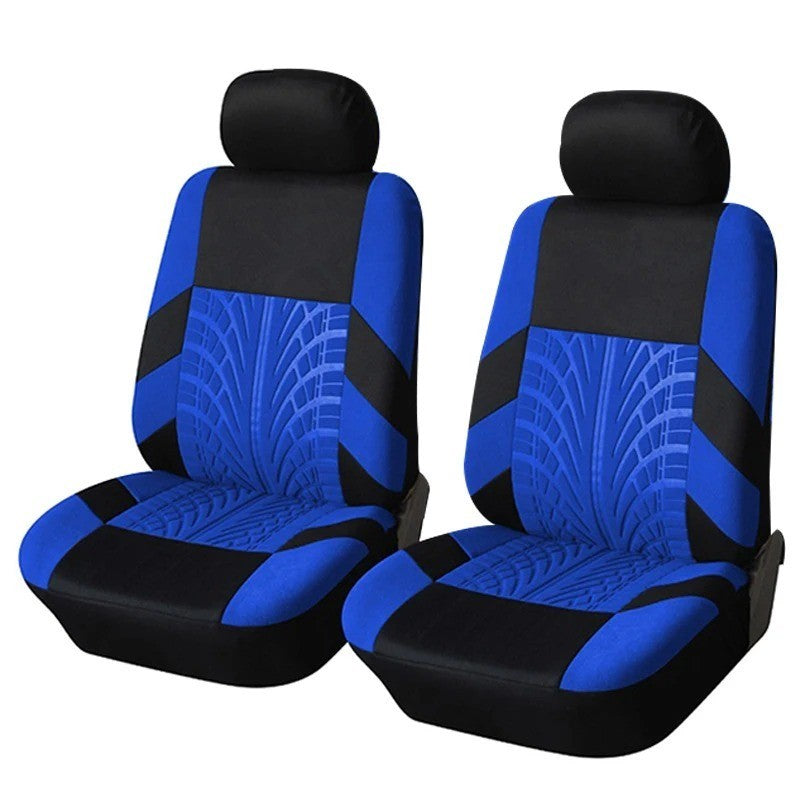 Universal Auto Car Seat Covers Full Set Anti Slip Seat Cover Protector Black AU