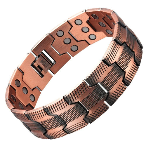 3X Ultra Strength Magnetic Bracelet for Men Pure Copper Bracelet AUS