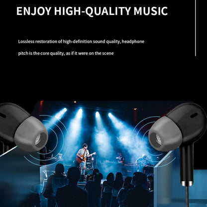 Stereo Wired Headset In Ear Headphones Portable Earbuds  For Mobile Phones