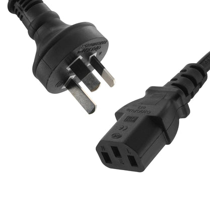 AU 3 Pin to IEC "Kettle Cord" Plug Australian 240V Power Cable Lead Cord