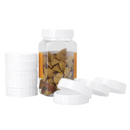 10-100 Wide Mouth Lids For Mason Jar Plastic Leak Proof Bottle Storage Cap Cover