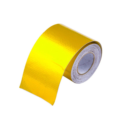 5M Gold Thermal Exhaust Tape Air Intake Heat Insulation Shield Wrap Reflective