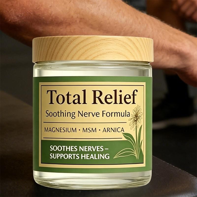 Total Relief Magnesium Cream Nerve Relief Magnesium FastAbsorbing Soothing Cream