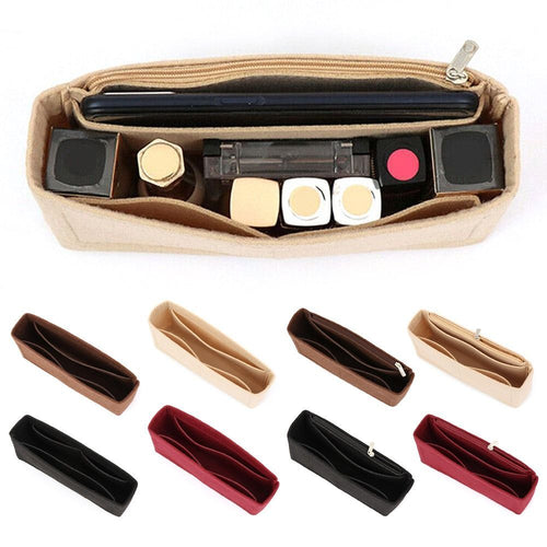 Pouch Organizer Soft Felt Insert Bag Purse Liner Inner Bag Handbag Insert Bag