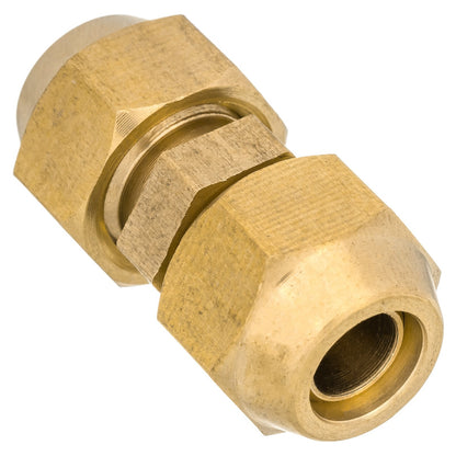 Brass 8mm OD Copper Pipe Tubing Flared Connector Fitting Tube Short Flare Nut