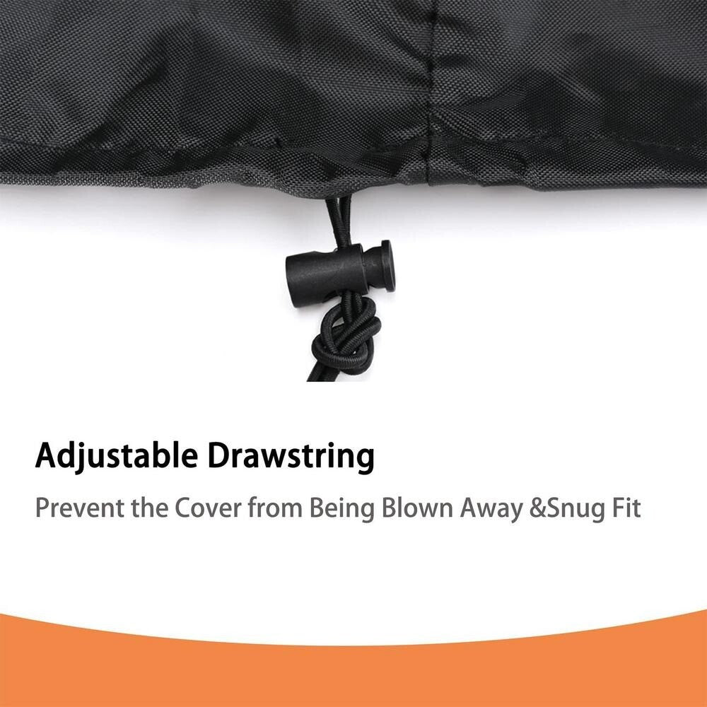 with Stretchable Drawstring Drum Cover 55 Gallon Trash Can Cover  Water Barrel