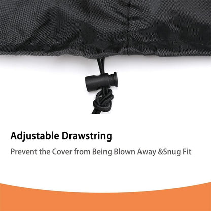 with Stretchable Drawstring Drum Cover 55 Gallon Trash Can Cover  Water Barrel
