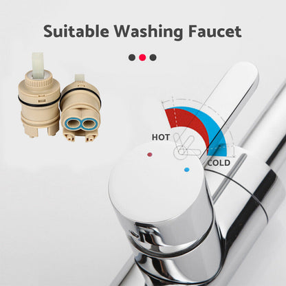 35mm Ceramic Tap Cartridge Mixer Valve Core Home Shower Bathroom Tap Replacement
