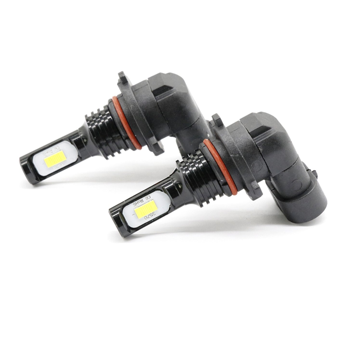 2x HB4 9006 12V 100W 3000K Yellow LED Car Fog Lights Lamp Globes Bulbs