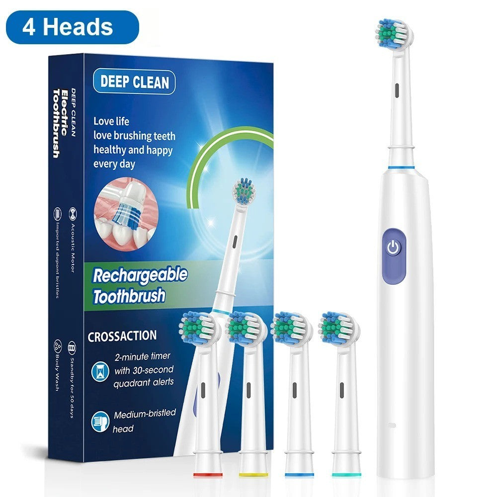 Deep Vitality Precision Clean Rechargeable Electric Toothbrush Timer Travel AU