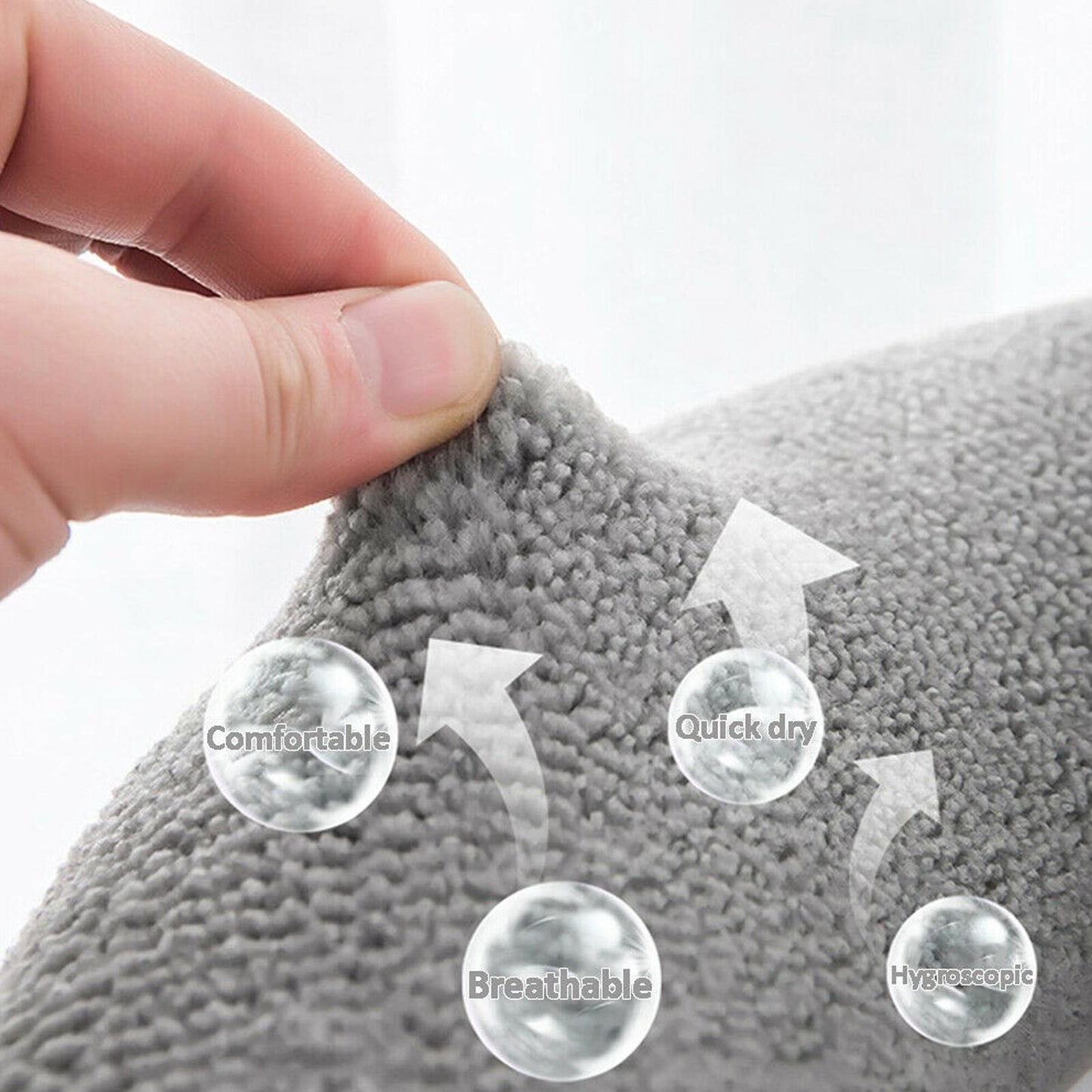 2x Soft Toilet Seat Bathroom Washable Warmer Cushion Mat Cover Pad Hook NEW Lid