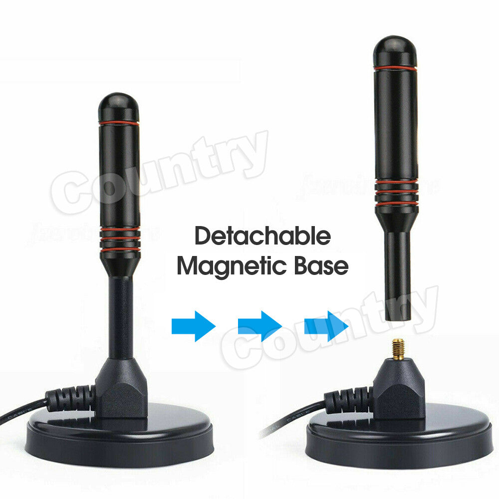 Portable TV Antenna Indoor Outdoor Digital HD Freeview Aerial Ariel 200Mile AU