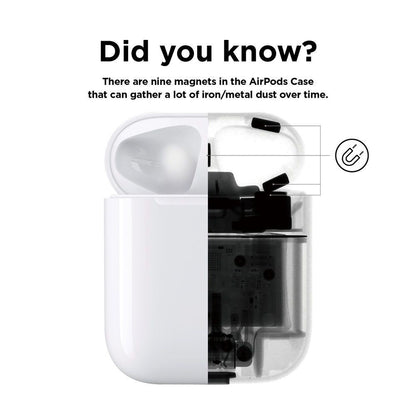 Electroplate Compatible with AirPods Airpod Pro Dust Guard Iron Shavings Metal Film Sticker