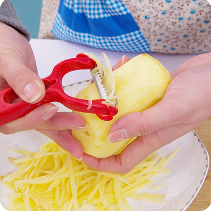 Kitchen Fruit Vegetable Peeler Potato Carrot Cucumber Cheese Slicer Tool AU New