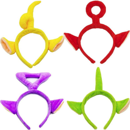 4PCS Teletubbies Laa laa Po Dipsy Tinky Winky Head Band Dress Up Costume Gift AU