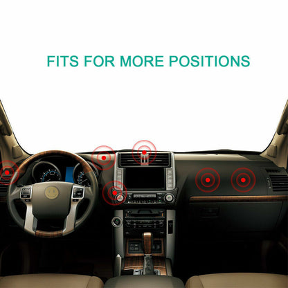 2x 360 Degree Rotating Cell Phone Holder Car Magnetic Mount Stand Universal