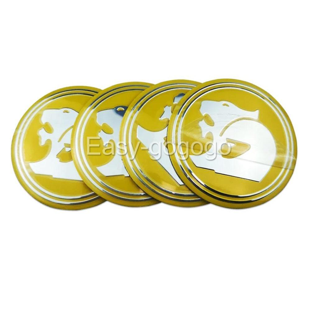 For HSV WheeI Centre Caps 60mm Silver Yellow VT VY VZ VE VF GTS R8 Commodore AUO