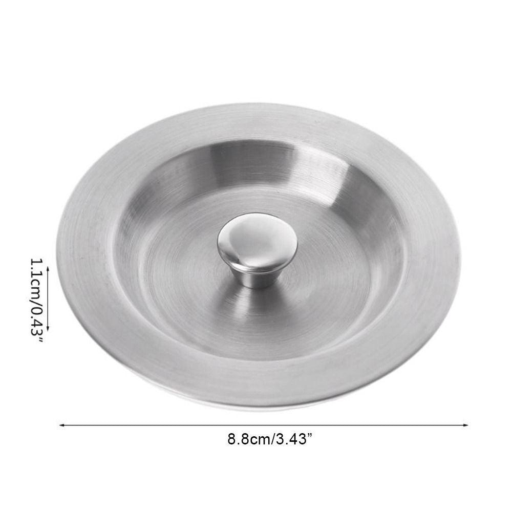 Bath Tub Sink Sink Stopper Stainless Steel Filter Plug  55-63mm Drain Hole